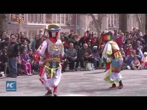 Peru’s incredible scissors dance performed in NYC