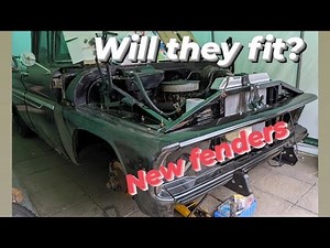 1963 Chevy C10 progress update 3, Heater core, Front fenders.