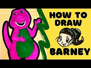 HOW TO DRAW - Barney the Dinosaur