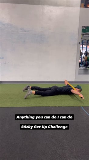 NW Fitness Project on Instagram: "Anything you can do - Sticky get up challenge 🪾⬆️ Rules: - Start prone with stick behind back - Stand up without the stick touching the ground - ??? - Profit Tag us in your best efforts!"