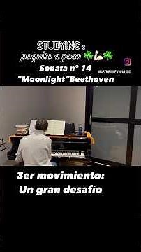 #14years Beethoven-Moonlight Sonata 3rd Mov. Sonata n° 14, Op. 27, n.°2. #beethoven #pianist #music