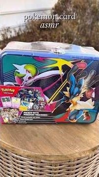 ASMR Pokemon card opening 🌱 #pokemon #pokemoncards #pokemontcg #pokemoncommunity #asmr #asmrsounds