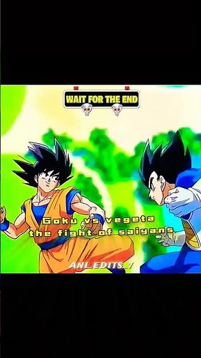 Goku vs vegeta the Saiyan battle #dragoball #krillin #supersayain
