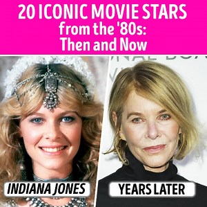 41K views · 260 reactions | 20 Iconic Movie Stars from the '80s: Then and Now | CelebRatings | Facebook