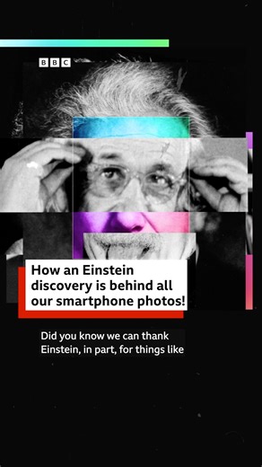 📱Did you know that we can thank Einstein, in part, for our smartphone cameras? You probably know him best for his theory of relativity, but he actually received a Nobel Prize in Physics in 1921 for explaining one of light’s weirdest behaviours: the photoelectric effect! The world hasn't been the same since. 🎧 https://bbc.in/4nyLFc7 | BBC World Service