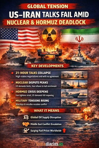 US–Iran Talks FAIL 💥 Nuclear Crisis & Hormuz Tension Explained | Global Oil Risk 🚨