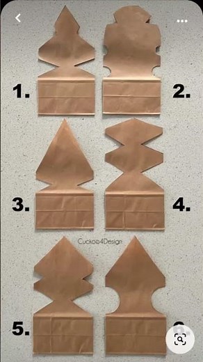 DIY paper bag stars!