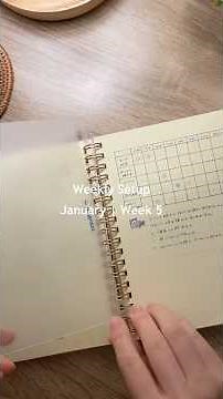 夜の手帳タイム🌛Weekly Setup #asmr #rollbahn #ロルバーン #rollbahndiary #手帳 #journal #vlogs
