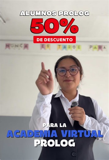 🚀 ACADEMIA VIRTUAL PROLOG ✨ 📆 Inicio: 6 de mayo 📢 ❗️Si eres alumno PROLOG, accede a un beneficio exclusivo de 50% de descuento en nuestra Academia Virtual 🦉💙 Dirigido a: 📘 1° Primaria a 5° Secundaria ⚠️ ¡Inscríbete hoy y prepárate con los mejores! INFORMES: 📞📲 (01) 480 0505 #academia #academiavirtual #clasesvirtuales #aprende #educacion