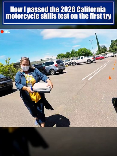 How I passed the 2026 California motorcycle skills test on the first try #dmv #dmvtest #drivingtest #MotorcycleTest #MotorcycleSkillsTest #DMVPractice #MotorcycleLicense #DrivingTestTips #RidingSkills #PassYourTest #DMVGuide #USA #driverslicense #motorcycle #bikers #usa