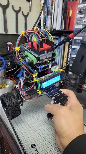 MPU6050 + 엔코더 + LCD! 아두이노 밸런스로봇