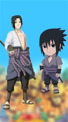 Naruto characters and their Chibi style #naruto #sakura #sasuke #boruto #narutoshippuden
