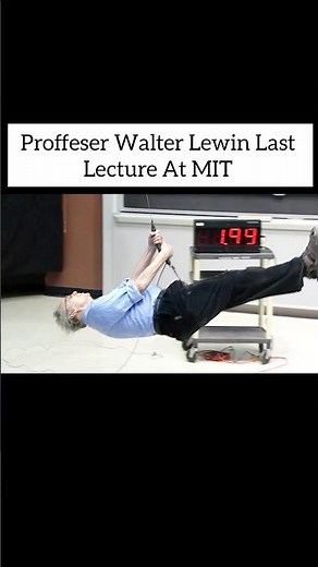 Prof. Walter Lewin ❤️ Last Lecture at MIT 🔥 #physics #science #walterlewin