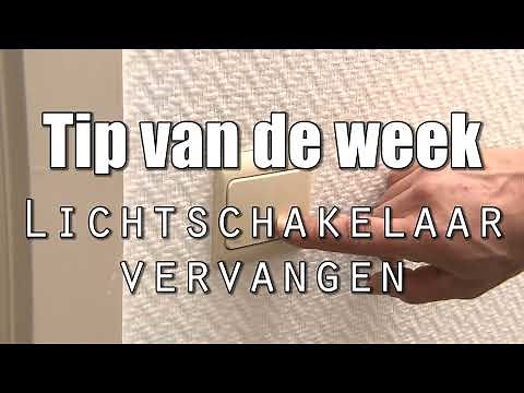 Hoe vervang je een lichtschakelaar?