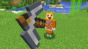 minecraft GIANT pickaxe #shorts
