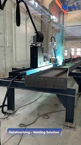 Smarter Welding Starts Here: Rail-Mounted Welding Solution 🤝 DOBOT x Klug Mechatronics | Integrated with Kemppi Welder DOBOT partner Klug Mechatronics has integrated Kemppi welder with a mobile welding solution featuring the DOBOT CRA cobot — enabling smarter, more flexible metal fabrication. ✨ Highlights: 🔩 Ultra-high repeatability: ±0.02 mm 🚗 Mobile design for multi-point, multi-station welding 💡 One robot, multiple welding tasks — boost efficiency & cut costs With seamless mobility and hi