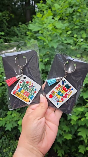 2.1K views · 21 reactions | My kiddos are always asking me to make things for the special people in their lives! I love it!! I wouldn't have it any other way勺 #KNAkreations #customgifts #customapparel #custom #customized #keychain #customkeychains #sublimation #sublimationartist #teachers | KNA Kreations | Facebook