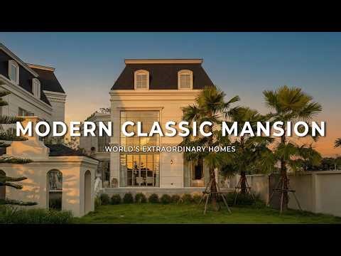 Inside this Modern Luxury Villa | Chiang Mai House Tour | Neocolonial Design | Architecture