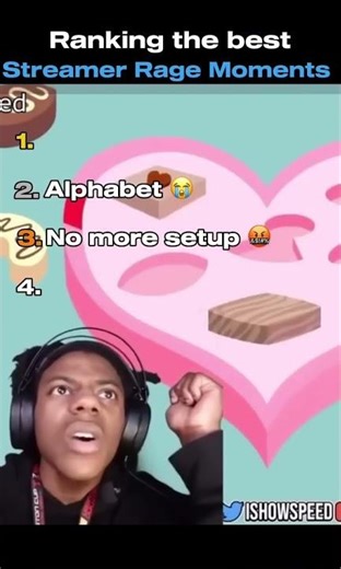 Ranking The Best Streamer Rage Moments 😡 #funny #ranking #rage