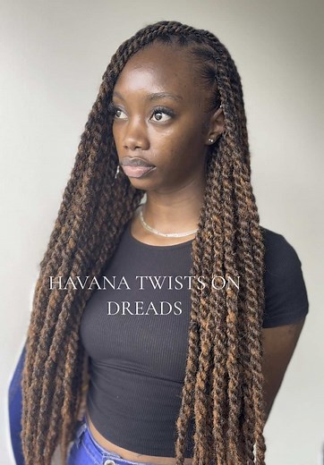 Replying to @flo_ra163 there it goes😊. Hair used - Fluffy Kinky Darling Brand 3 packs CHARGES - 3000 Inclusive of braids and labor . #twists #havanatwists #marleytwists #havanatwistsondreads #marleytwistsondreads #twists #fluffykinkytwists #chunkytwists