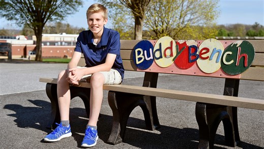I am an American: Christian Bucks popularizes the Buddy Bench
