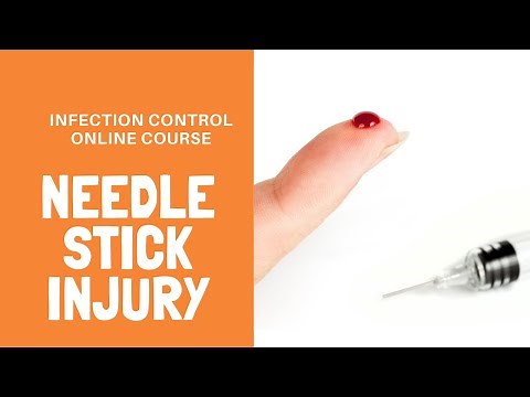 Prevention of needle stick injury in your work.