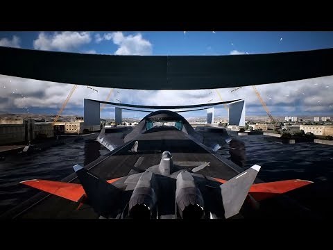 Ace Combat 7: Skies Unknown (SP Mission 01) Unexpected Visitor [X-02S Mihaly Skin] (´ ・ω･)┌┛)`д) ；∴