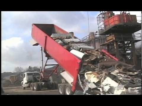 MonStar Steel Half-Round End Dump Trailer