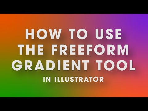 How to Use The Freeform Gradient Tool In #Illustrator
