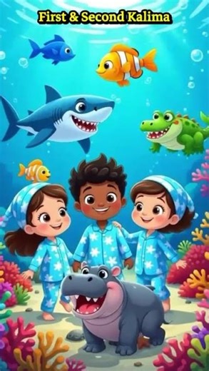 Pehla Kalma Tayyab | 1st Kalima | Learn Kalima #kalma #shorts #baby #kidssong