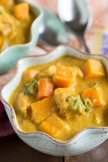 Slow Cooker Chicken Pumpkin Curry