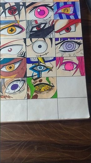 GYUTARO eye drawing #shorts #trending #demonslayer