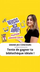 🎁 Tentez de remporter LA bibliothèque idéale en participant au grand jeu-concours organisé par les éditions Dunod / Armand Colin 📚 😀 125 gagnants seront tirés au sort pour un total de 15.000 euros de lots ! Alors pourquoi pas toi ? 👉 https://www.dunod.com/grand-jeu-concours-gagne-ta-bibliotheque-ideale #jeuconcours #jeu #concours #concourstiktok #Rentrée #Universitaire #RéussisTonAnnée #Dunod #ArmandColin #Etudiant #Livre #Economie #Gestion #Management #Histoire #Geographie #SciencesPolitiqu