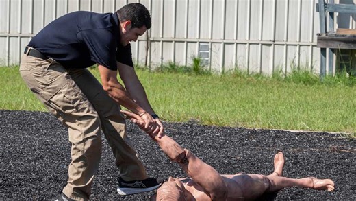Inside the Federal Law Enforcement Training Center in Brunswick, Georgia