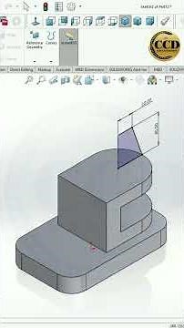 SolidWorks Tutorial for beginners Exercise A34 #solidworks #3ddesign #solidworkstutorial #3dmodeling