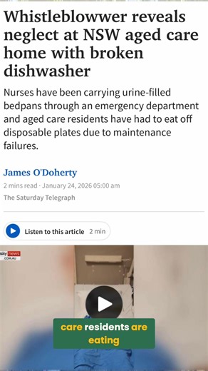 Hard to believe this is happening in NSW in 2026. At Warren Health Service, patients and aged care residents have been forced to eat off paper plates because a dishwasher has been broken for months. Local staff are doing an incredible job with the resources they’ve been given. All they’re asking for is a working dishwasher. This is basic infrastructure, and the NSW Labor Government needs to fix it. Now. | Sarah Mitchell MLC