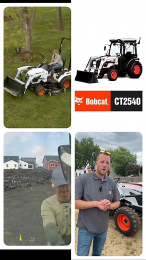 2.1K views · 15 reactions | Bobcat compact tractors are easy to operate, comfortable to use and powerful enough to take on any project on your property. https://bit.ly/BobcatTractors #CarletonEquipment #OneToughAnimal #Bobcat | Carleton Equipment Company | Facebook
