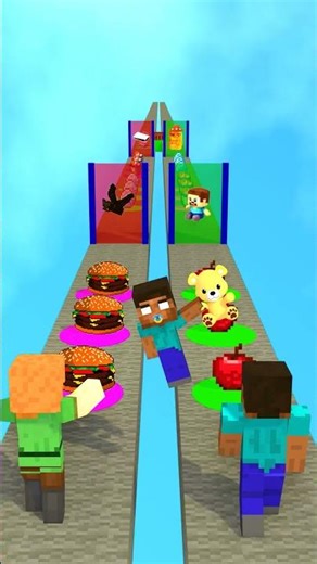 What happened to the child?😱Help save her! #minecraft #minecraftanimation