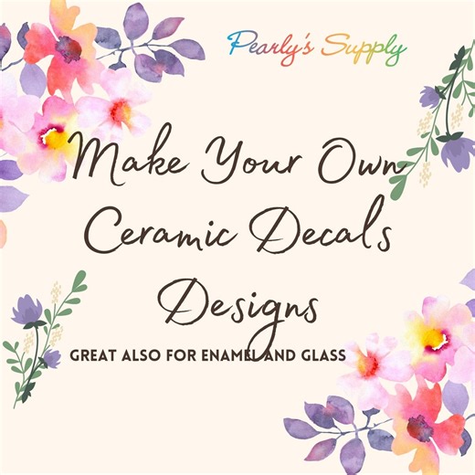 Overglaze Decals, Custom Ceramic Decals - Enamel Decal - Fusible Decal - Glass Fusing Decal ~ Waterslide Decal - Etsy