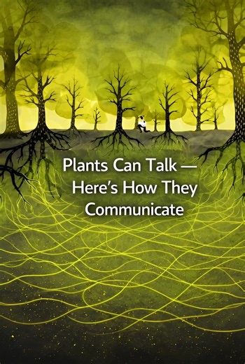 Alchetron.com on Instagram: "Plants don’t have voices, but they communicate constantly. Beneath the soil, tree roots connect through vast fungal networks known as the “Wood Wide Web.” Using chemical signals and electrical impulses, plants warn each other about pests, share nutrients, and even support weaker neighbors. Forests aren’t just collections of trees — they are living, communicating communities working together to survive. #plantscantalk #woodwideweb #plantcommunication #natureexplained