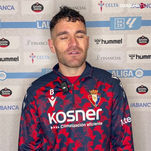 🎙️ Javi Galán: "Desde que llegué, veo a un grupo, a una familia, y eso se ve en el campo en partidos muy difíciles como el de hoy". #CeltaOsasuna | Club Atlético Osasuna