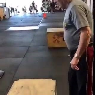 408K views · 1.4K shares | "'Pops' had his first workout today after some on-ramp training. We did a triplet of sit-ups, hang cleans and box step-ups. His goal is to get off diabetes medication. He is 74, a joy to work with and inspires the hell out of me." —Tommy Hackenbruck | CrossFit | Facebook