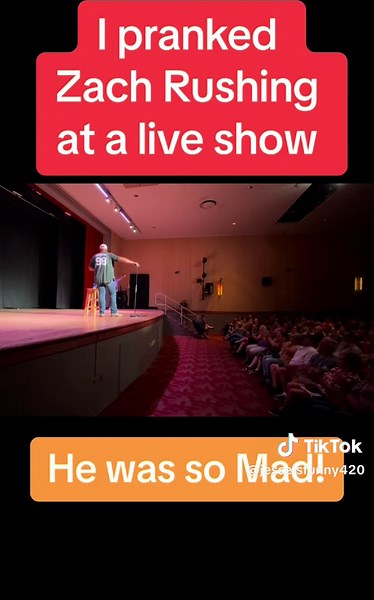 Prank of @Zach Rushing #fyp #foryoupage #prank #standupcomedy