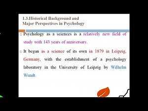 general psychology chapter 1