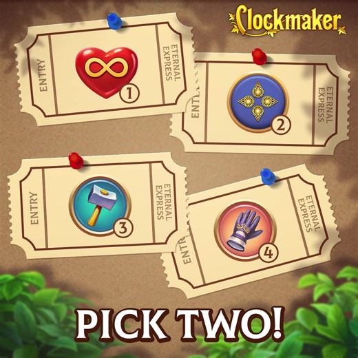 69K views · 2.4K reactions |  An epic adventure is almost here! [https://play.belka-games.com/fb]  Choose two train tickets as your gifts and get ready for the excitement on the tracks! Let us know your picks below  | Clockmaker | Facebook