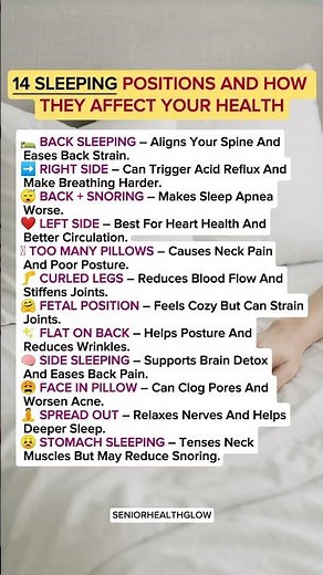 14 Sleeping Positions and How They Affect Your Health