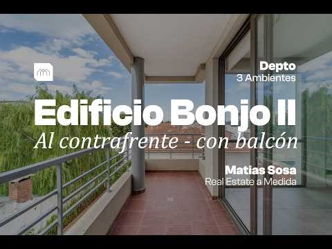 Departamento de 3 ambientes ubicado en French 4100, en el edificio Bonjo II. - Cochera semicubierta