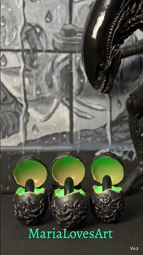 The Birth of a Nightmare: Xenomorph Egg Hatching #ai #alien #aliensmovie #alienuniverse #aiartists