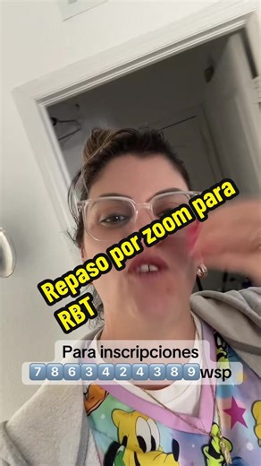 ✨ ÚLTIMO REPASO DEL MES – SÁBADO 31 ✨ Cerramos enero con broche de oro en RBT Desde Cero 🐮💪 📚 Temas: 🔹 (E) Documentation & Reporting 🔹 (F) Ethics 🎁 Incluye: ✔️ Guía en PDF de ambos temas ✔️ Guía de ejercicios prácticos ✔️ Grabación del repaso por 7 días ✔️ Repaso en vivo por Zoom con el Dr. Dangel 🕛 Horario: 12:00 PM – 3:00 PM (Hora Miami) 💻 Modalidad: Zoom 💲 Inversión: $47 Este repaso es CLAVE para reforzar conceptos del Board y llegar más segura a tu examen RBT 🧠✨ 📲 Para inscribirte