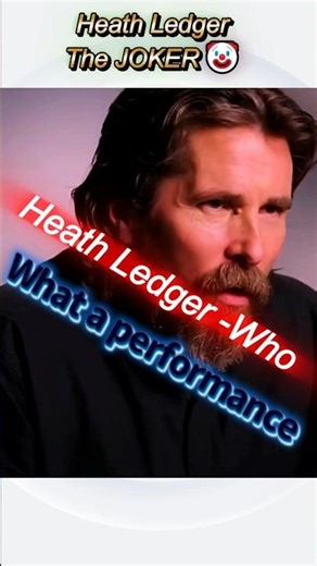 Heath Ledger | What a performance #viralshort #HeathLedger #Joker #christianbale